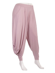 Italian Jersey Harem Trouser - Baby Pink
