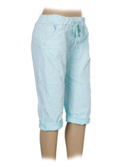 Italian Plain Magic Shorts With Side Pockets - Sky Blue
