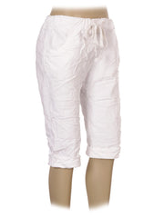 Italian Plain Magic Shorts With Side Pockets - White