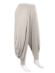 Italian Jersey Harem Trouser - Beige