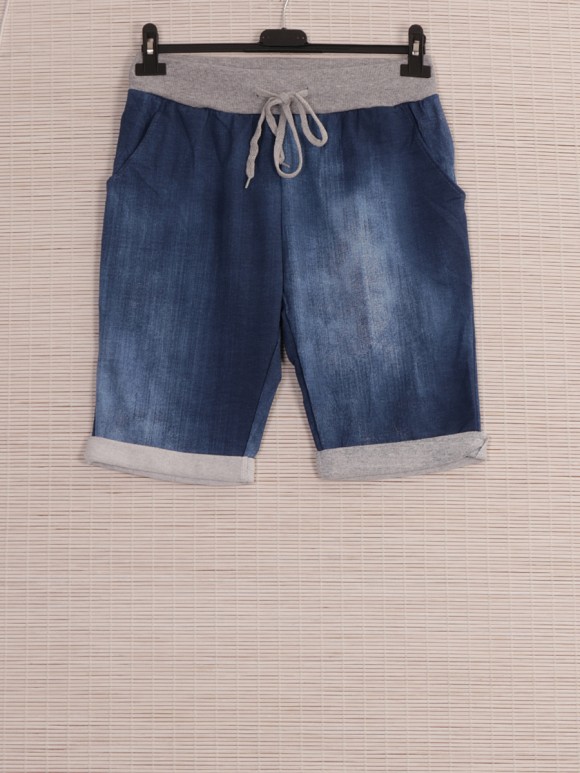 Italian Plain Cotton Shorts