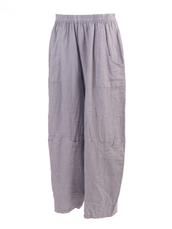 Made In Italy Pocket Linen Trouser