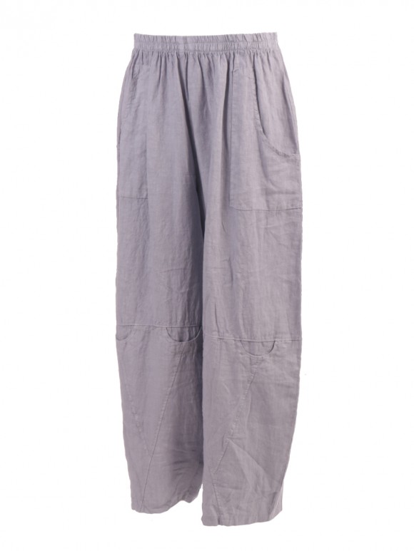 Made In Italy Pocket Linen Trouser