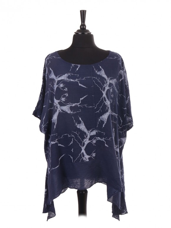 Italian Printed Tunic Top