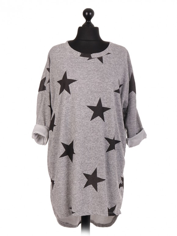 Italian Star Print Lagenlook Tunic