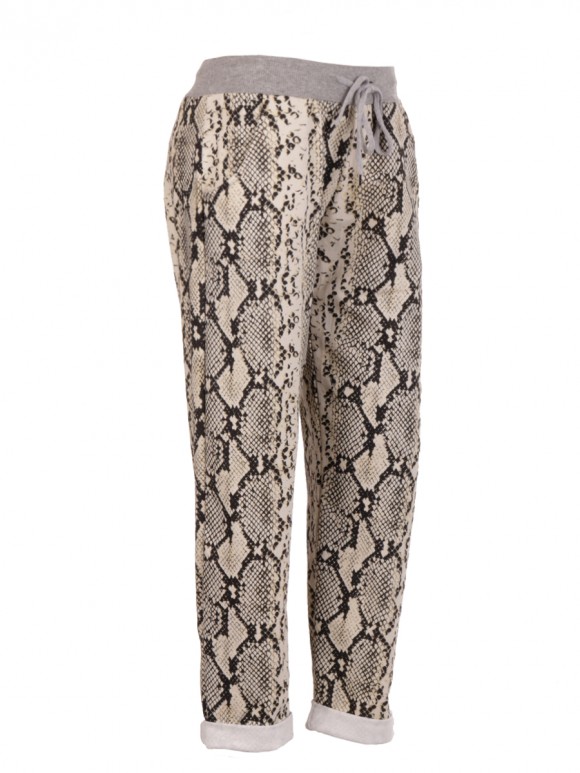 Italian Snake Print Trouser