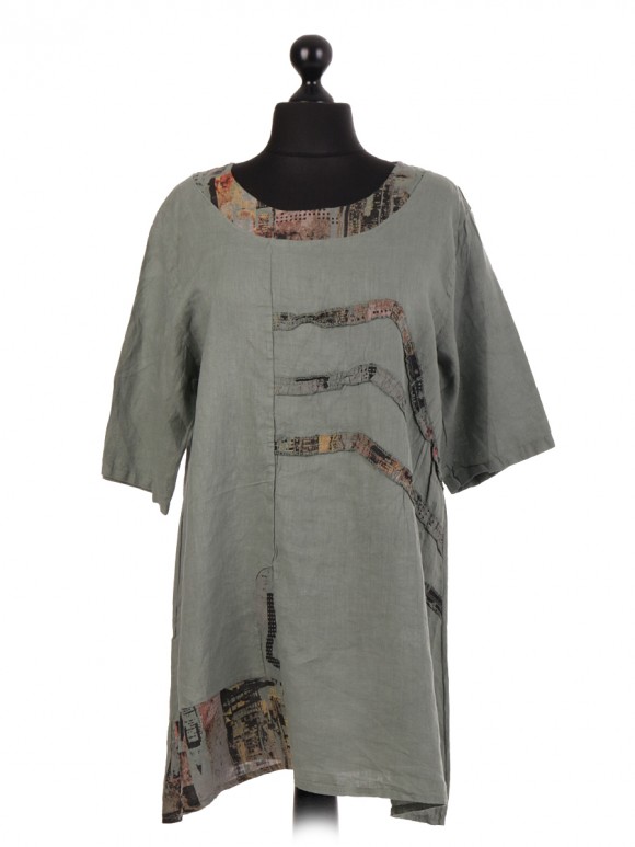 Italian Linen Tunic Top 