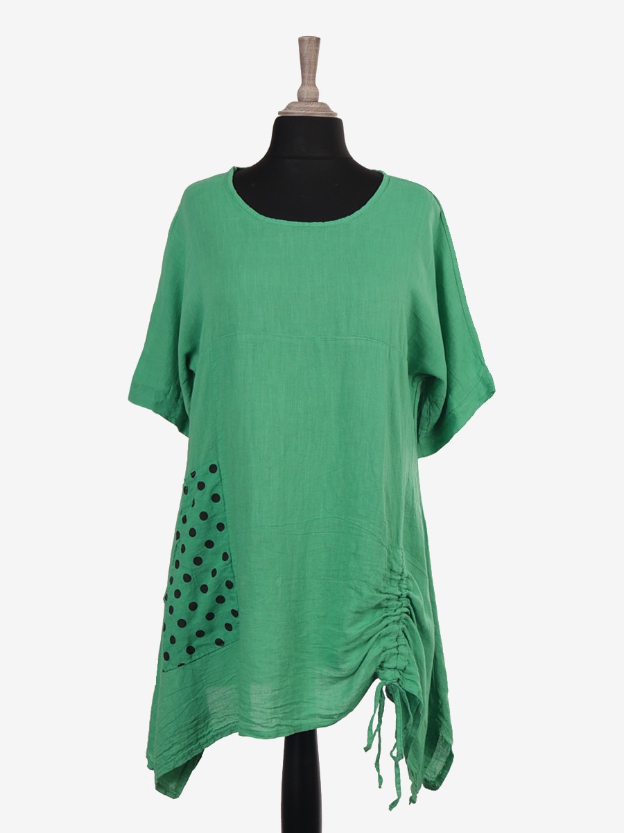 Ruched tunic tops best sale