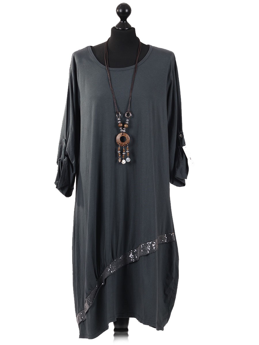 lagenlook jersey dress