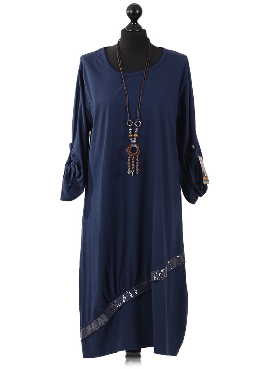 lagenlook jersey dress