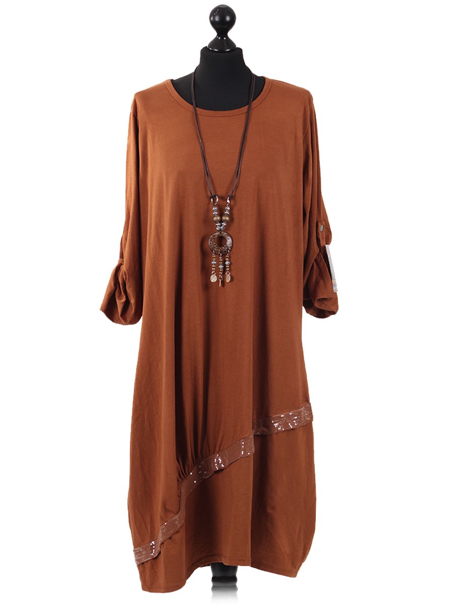 Lagenlook jersey dress cheap