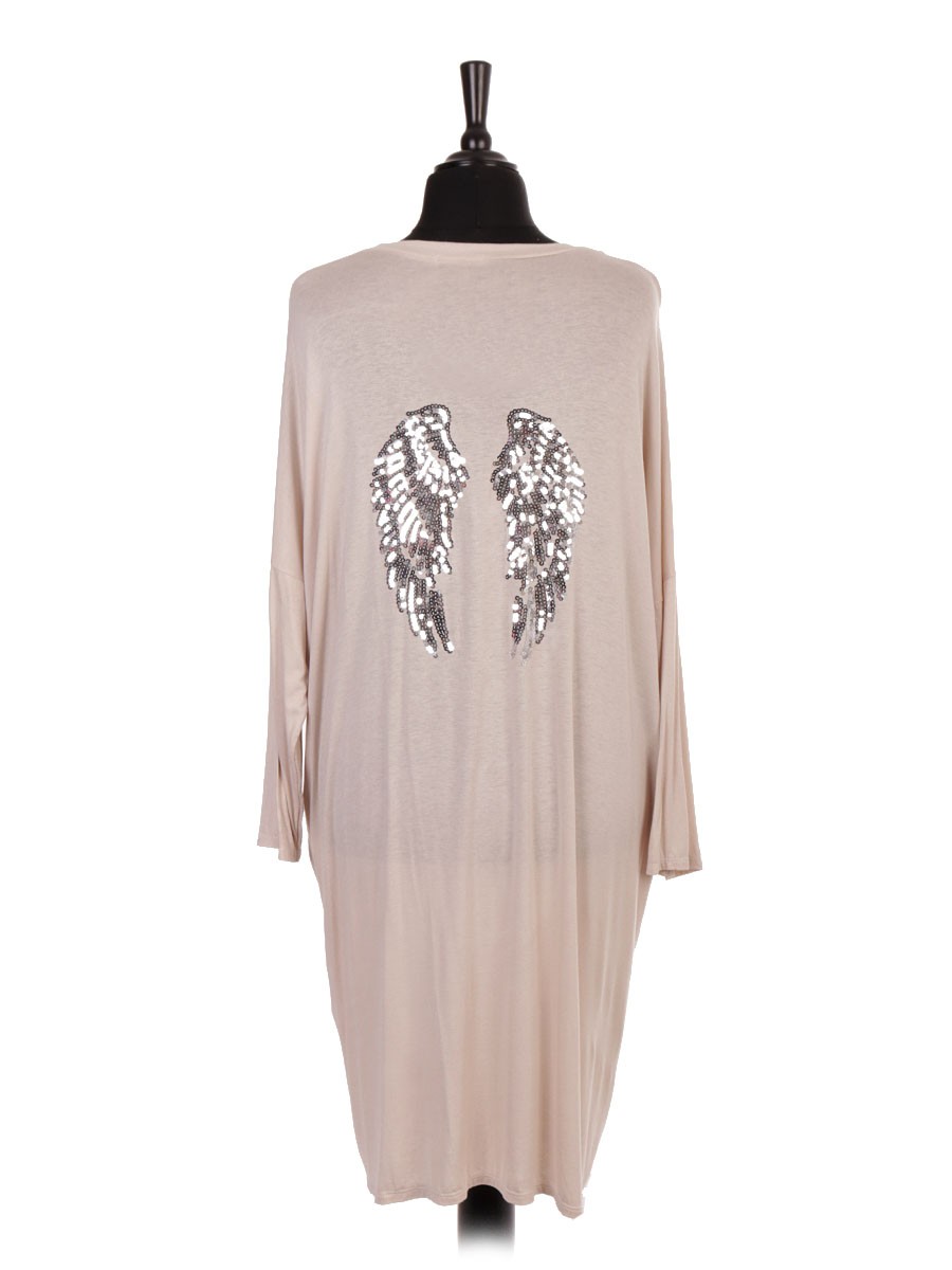 Angel wing 2025 shirt dress