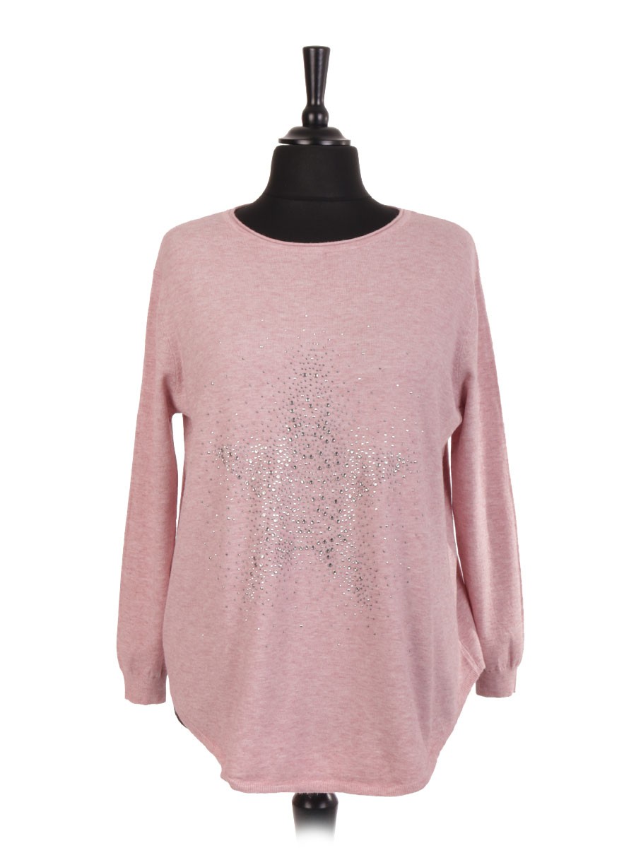 Italian Star Diamante Jumper