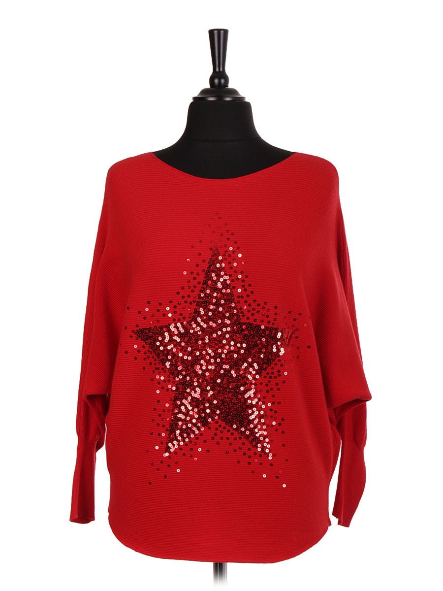 Made in italy star jumper top