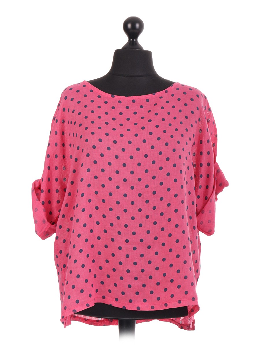 Wholesale Italian Spot Print Top Foreverstyle Made In Italy