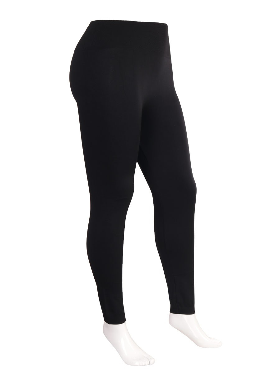 Plus Size Fleece Lined Seamless Warm Leggings