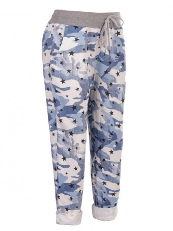 Italian Camouflage Print Trouser