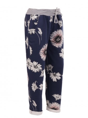 Italian Floral Print Trouser