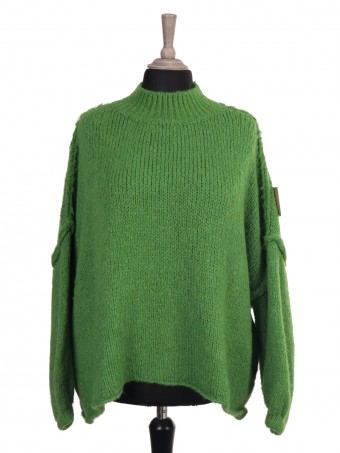 Italian Oversized Wool Mix Chunky Knit Jumper