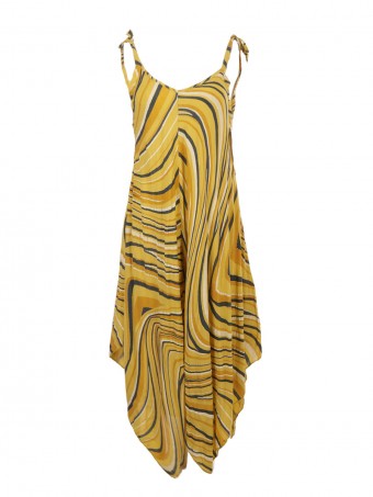 Italian Printed Strappy Jumpsuit