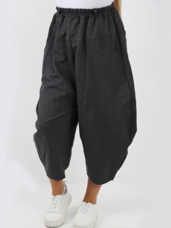 Italian Relaxed Fit Scuba Cocoon Style Trousers