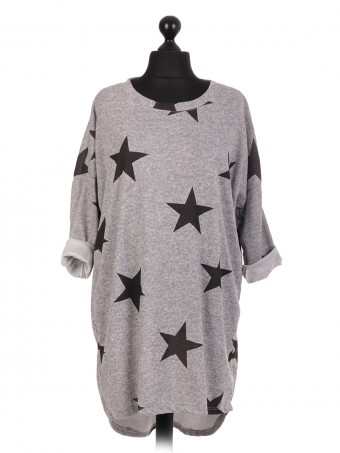 Italian Star Print Lagenlook Tunic