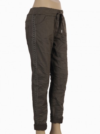 Italian Studded Side Panel Magic Pants