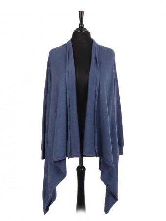 Italian Two Way Waterfall Cardigan / Wrap Over Cape