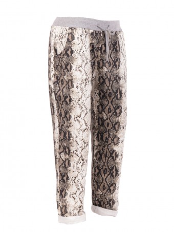 Italian Snake Print Trouser