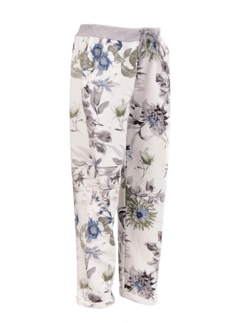 Plus Size Made In Italy Printed Trouser