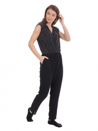 Sparkle Sleeveless Jumpsuit