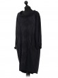 Italain Drop Neck Diamond Pattern Dress black side