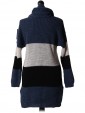 Italian Stripy Knitted Top Blue back