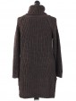 Italian High Neck Chunky Knitted Jumper-khaki