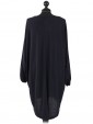 Italian Ladies Batwing Sleeves Navy