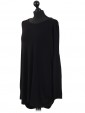  Italian Lagnelook Smoking Side Hem Knitted Top Black Side