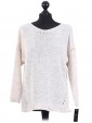 Italian Woollen Knitted Jumper Cream