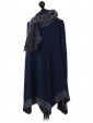 Italian Knitted Long Sleeves Tunic Top navy side