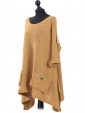 Italian Woollen Knitted Tunic Top Mustard Side