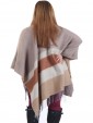 Woollen stripe Cape Brown Back